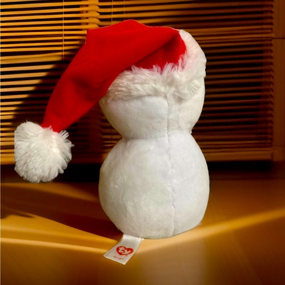 Ty Beanie Boos - SCOOP the Snowman Medium 9" MWMTs Plush Stuffed Animal Toy - Picture 4 of 8